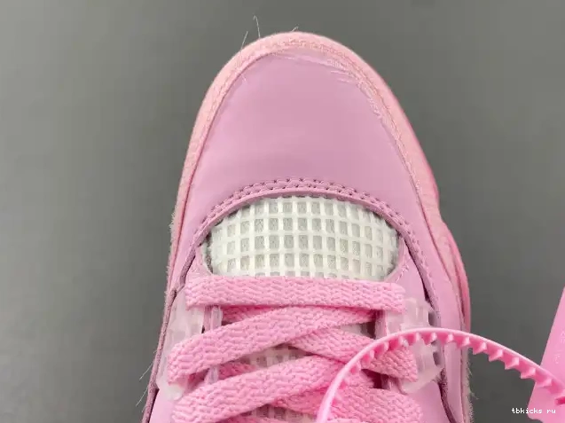 Cheap TB JORDAN OFF-WHITE 4 X PINK 0612